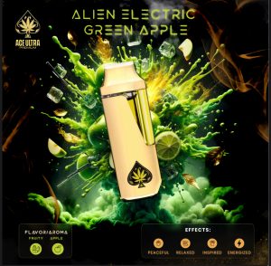 Alien Electric Green Apple Ace Ultra Mini Gen 4 - 2G Hybrid Disposable Vape
