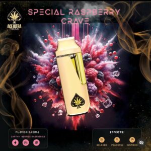 Special Raspberry Crave Ace Ultra Mini Gen 4 - 2G Sativa Disposable Vape